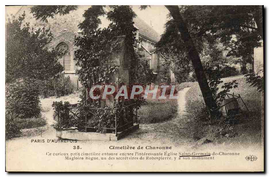 CPA Paris Cimetiere de Charonne