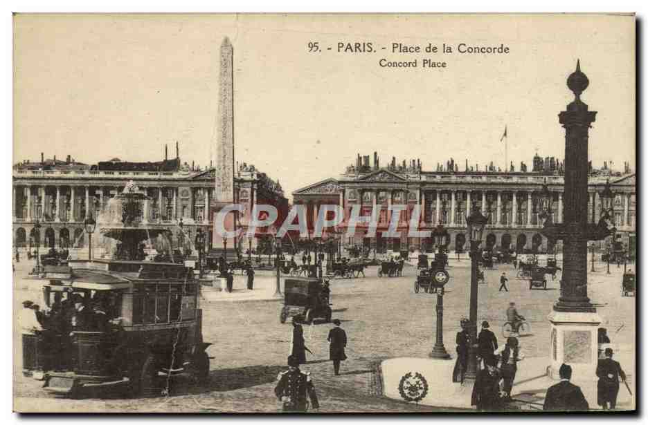 CPA Paris Place de la Concorde 
