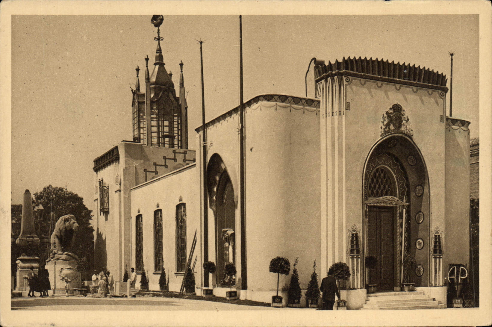 CPA Paris Exposition des Arts Decoratifs Pavillon national de la Grande Bretagne 