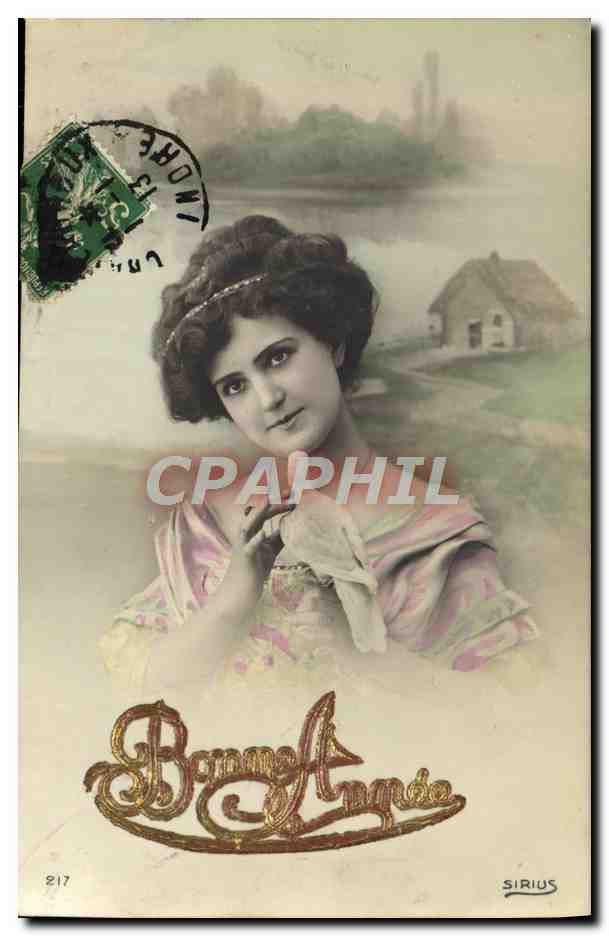 Jeune femme — paysage rural — Sirius, n° 217
