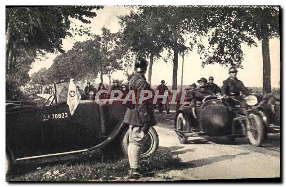 CPM Militaria Escadron motocycliste Moto