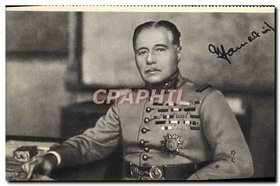 CPM Militaria Le general Gamelin Vice President du Conseil superieur de la guerre