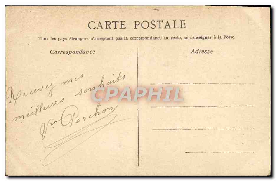 CPA Fantaisie Fleurs Bonne Fete — Rückseite