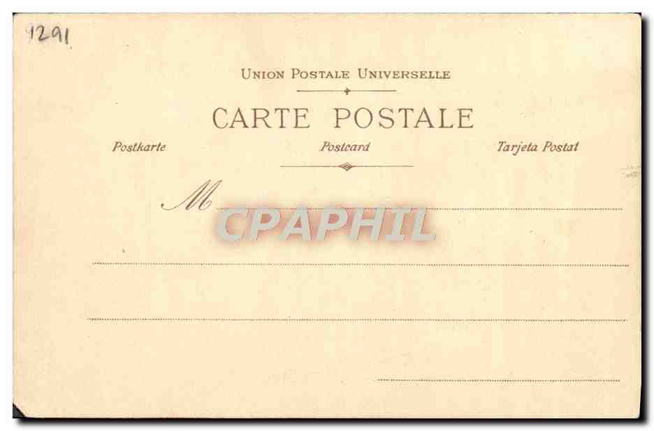 CPA Fantaisie  — Verso
