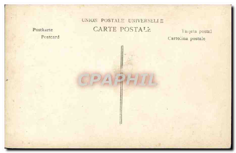 CPA Fantaisie Homme en barque  — Rückseite