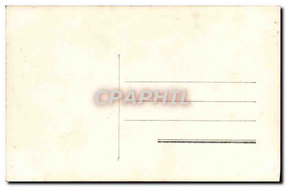 CPA Fantaisie Homme — Verso
