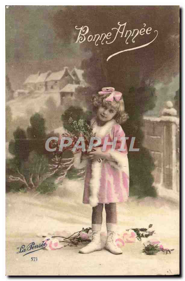 CPA Bonne Annee Enfant