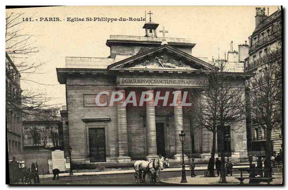 CPA Paris Eglise St Philippe du Roule