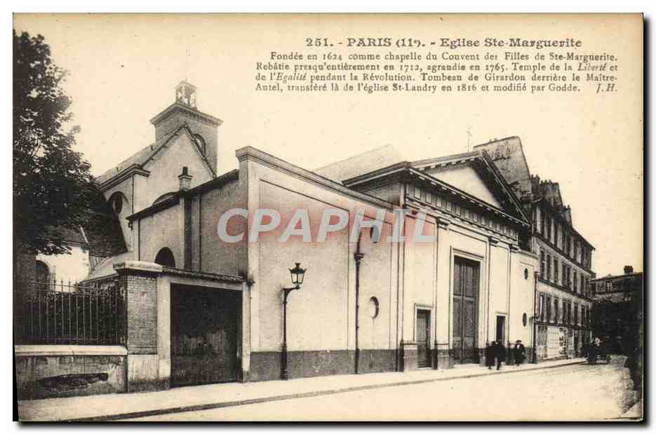 CPA Paris Eglise Ste Marguerite