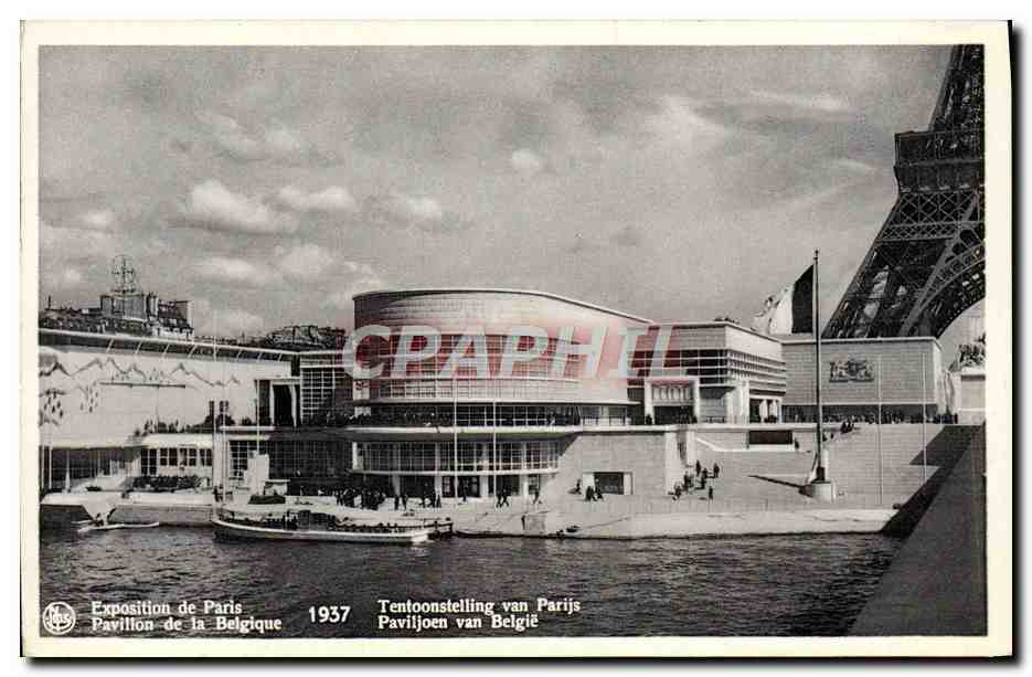 CPA Paris Exposition de Pavillon de la Belgique 1937