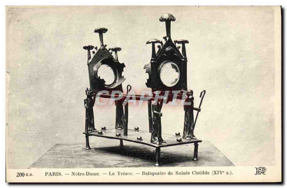 CPA Paris Le Tresor Reliquaire de Sainte Clotilde
