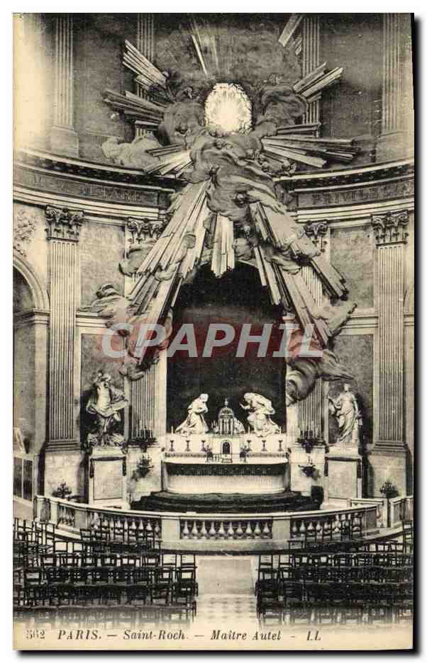 CPA Paris Saint Roch Maitre Autel