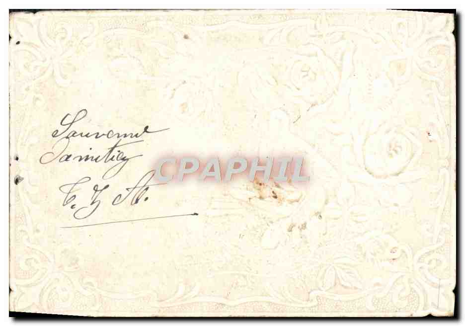 CPA fantaisie Fleurs Colombes  — Rückseite