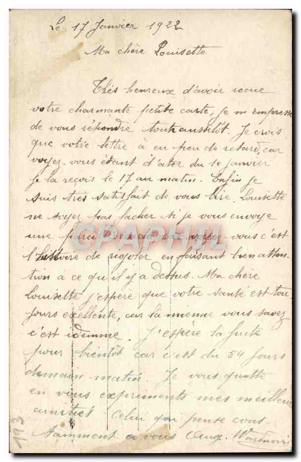 Banque de l'Amour — Bon pour cinq baisers — éditeur REX, n° 252 — Verso
