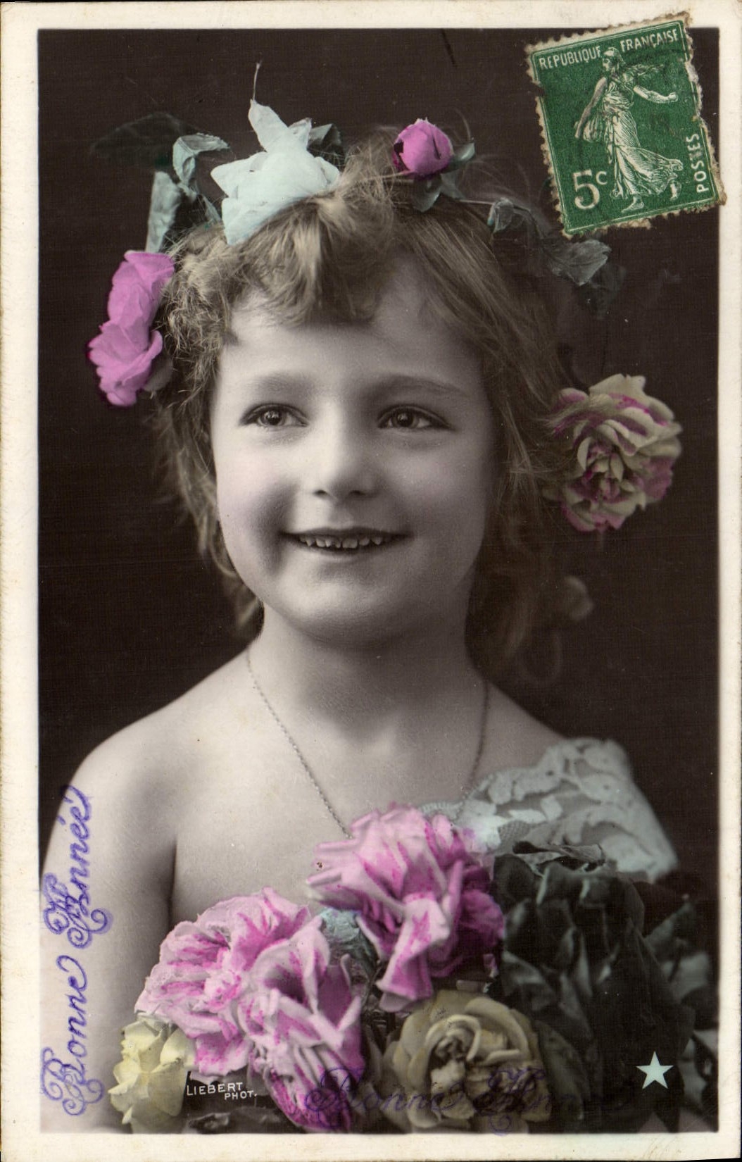 CPA Fantaisie Bonne Annee Enfant