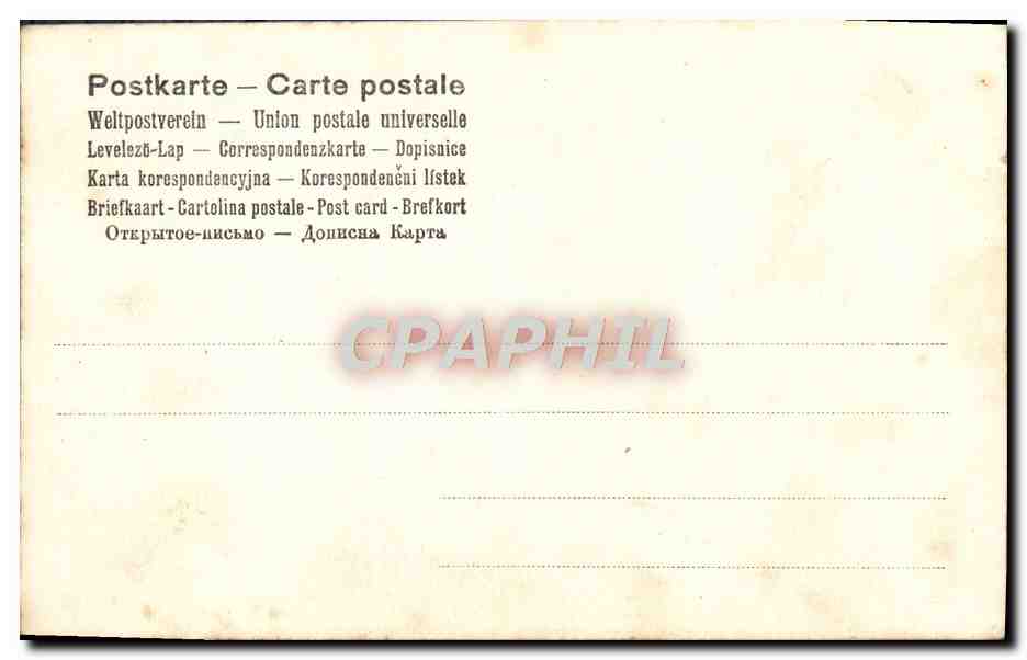 CPA Fantaisie Enfant Oiseau — Verso