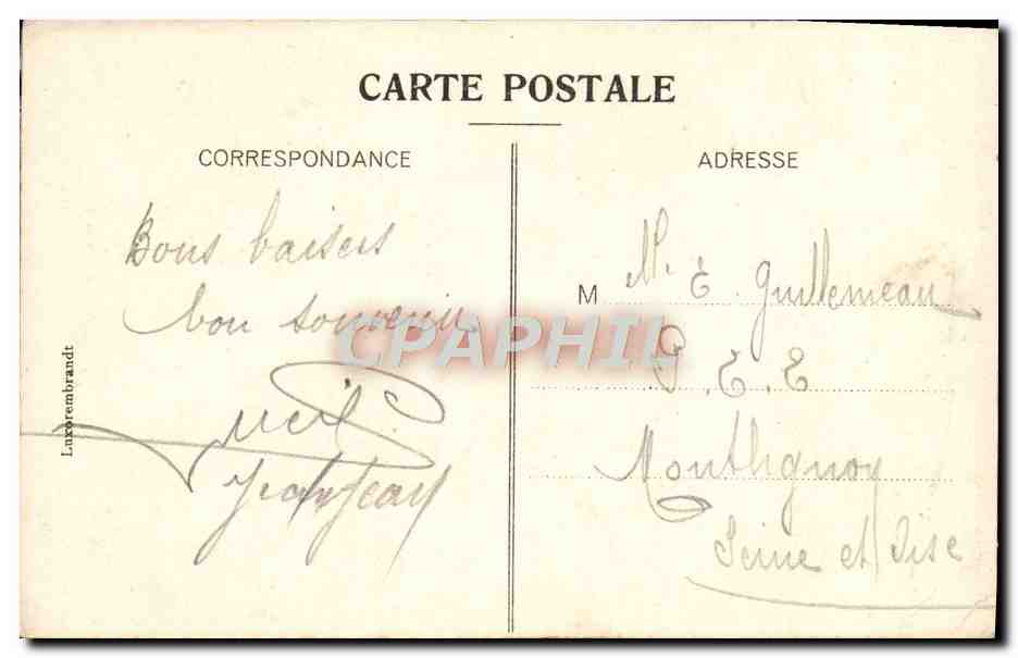CPA Fantaisie Femme  — Verso