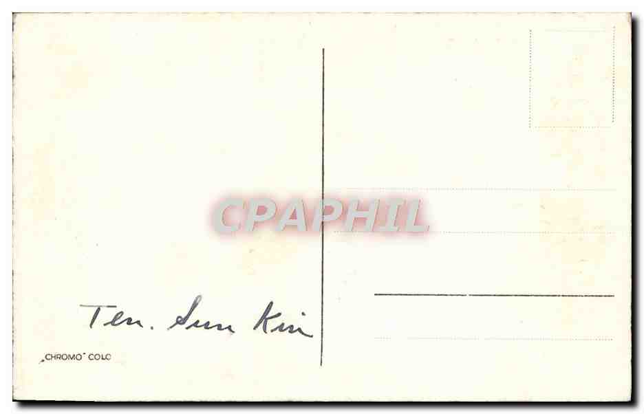 CPA Bonne Annee — Verso