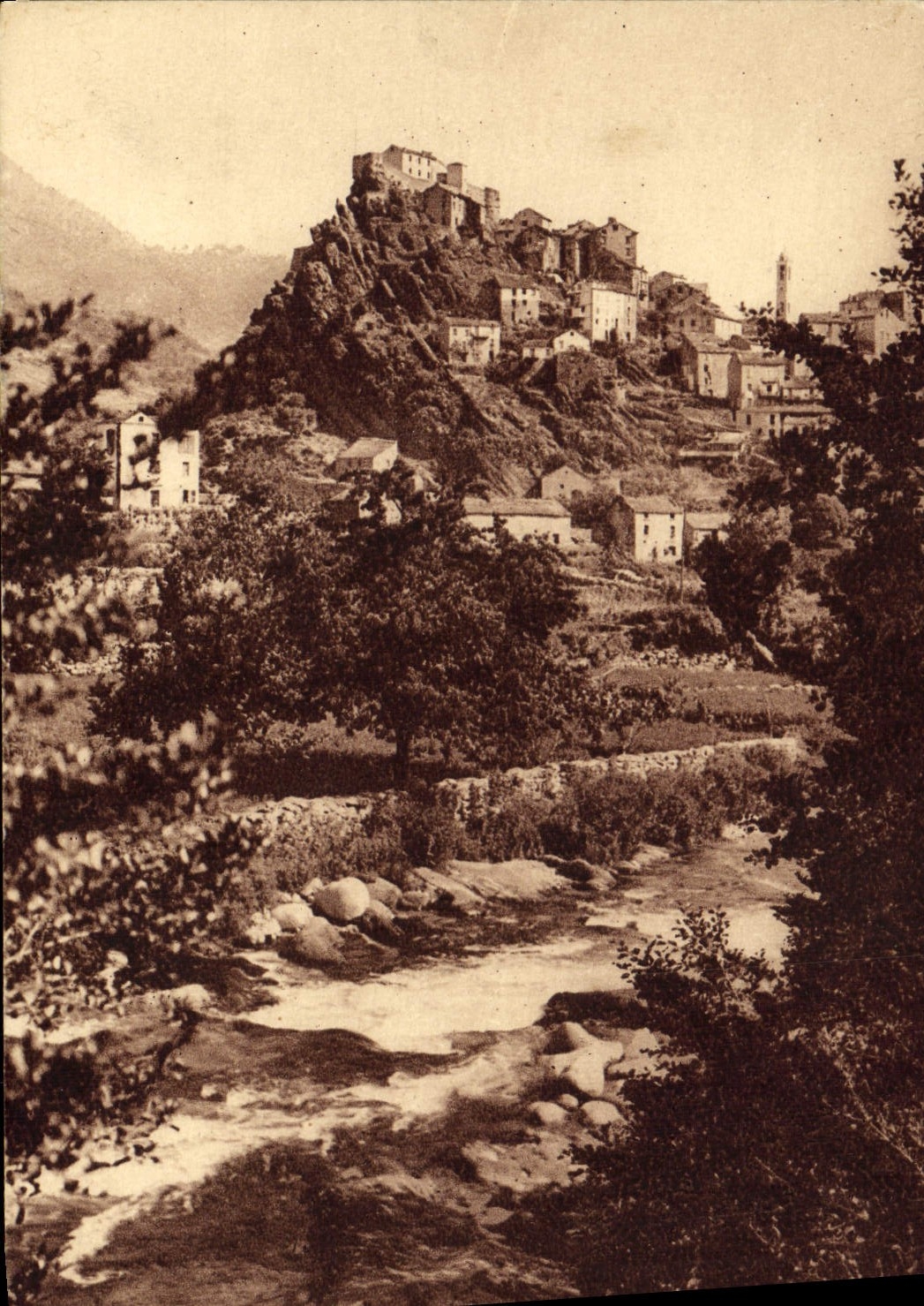 CPA La Corse Ile de Beaute Corte Corse Corsica