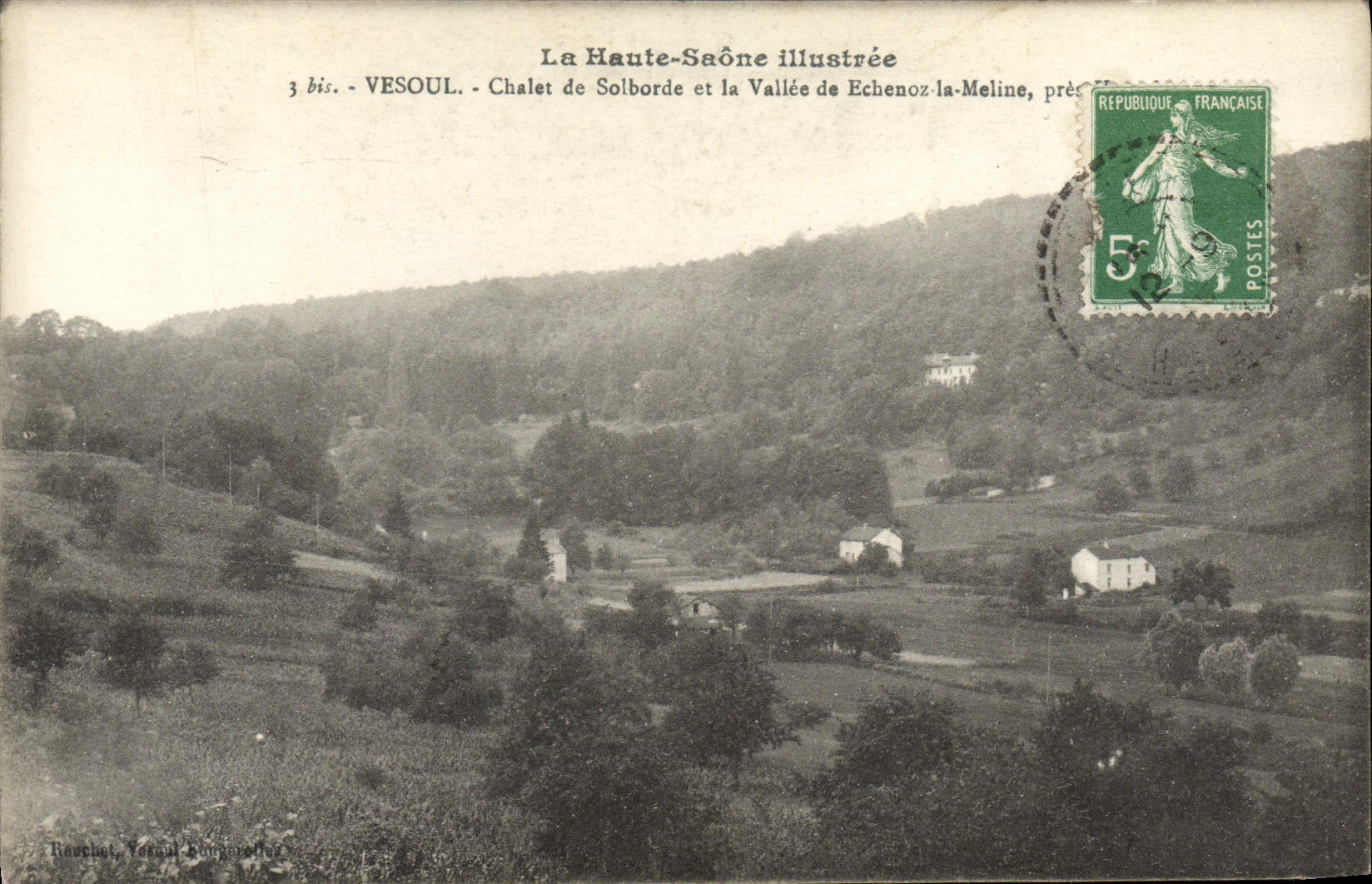 CPA Vesoul Chalet de Solborde et la Valle de Echoenoz la Meline 