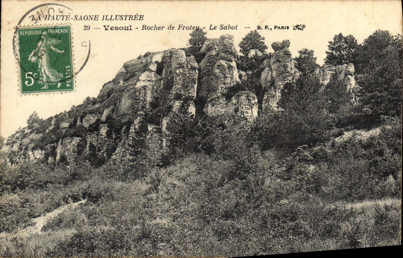 Rocher de Frotey - Le Sabot — La Haute-Saône Illustrée, n°29