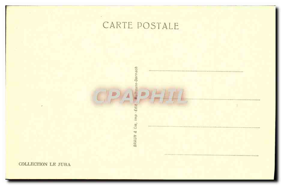 Besançon-les-Bains — Vue panoramique — Collection Le Jura, éditeur Braun & Cie, Mulhouse-Dornach — Reverso