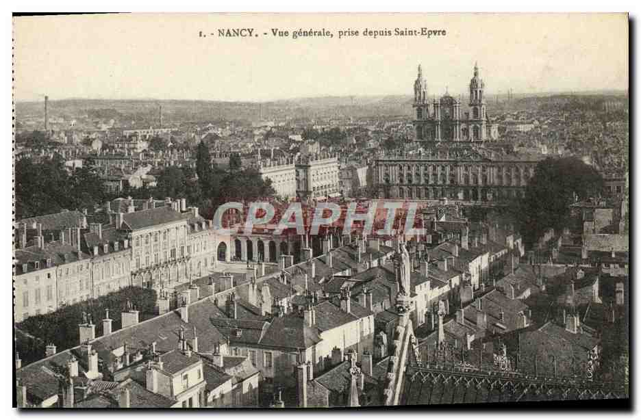 CPA Nancy Vue generale prise depuis Saint Epvre 