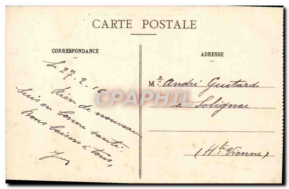 CPA Nancy Vue generale prise depuis Saint Epvre  — Verso