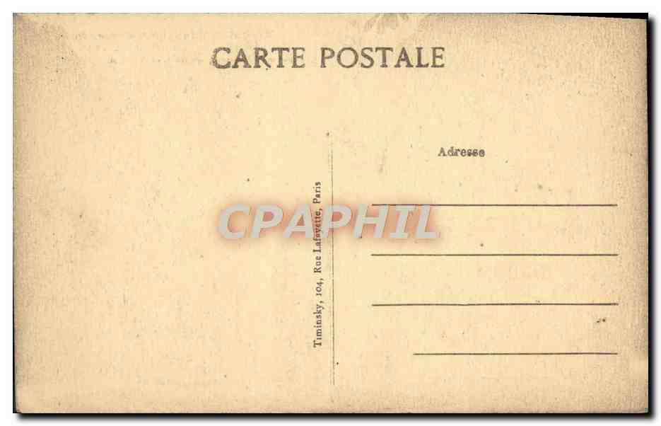 CPA Paris Exposition des Arts Decoratifs Pavillon National de Tchecoslovaquie — Rückseite