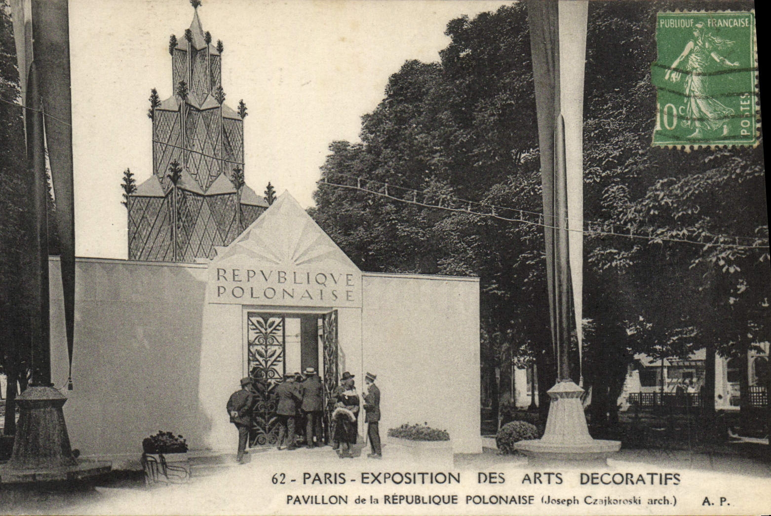 Pavillon de la République Polonaise — Exposition des Arts Décoratifs — Paris — Joseph Czajkoroski architecte