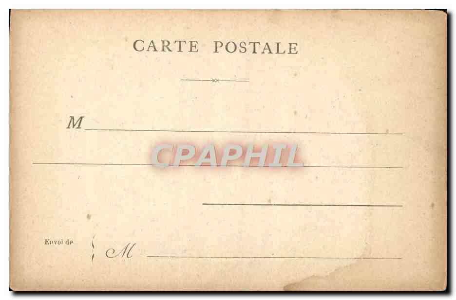 CPA Paris Alain Chartier  — Verso