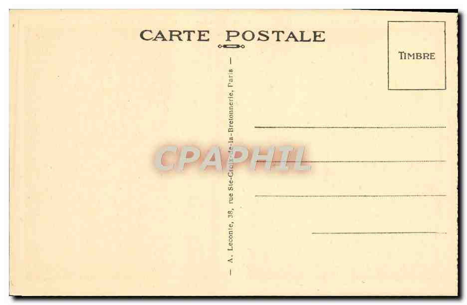 CPA Malmaison Le Vestibule d'honneur  — Rückseite