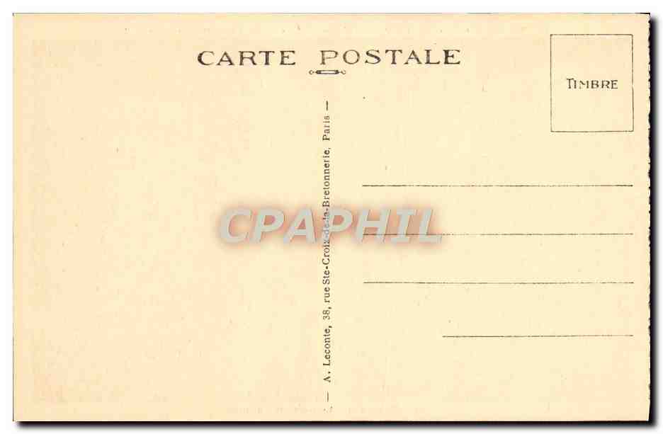 CPA Malmaison Le Salon de Billard et les Tapisseries des Golbelins  — Rückseite
