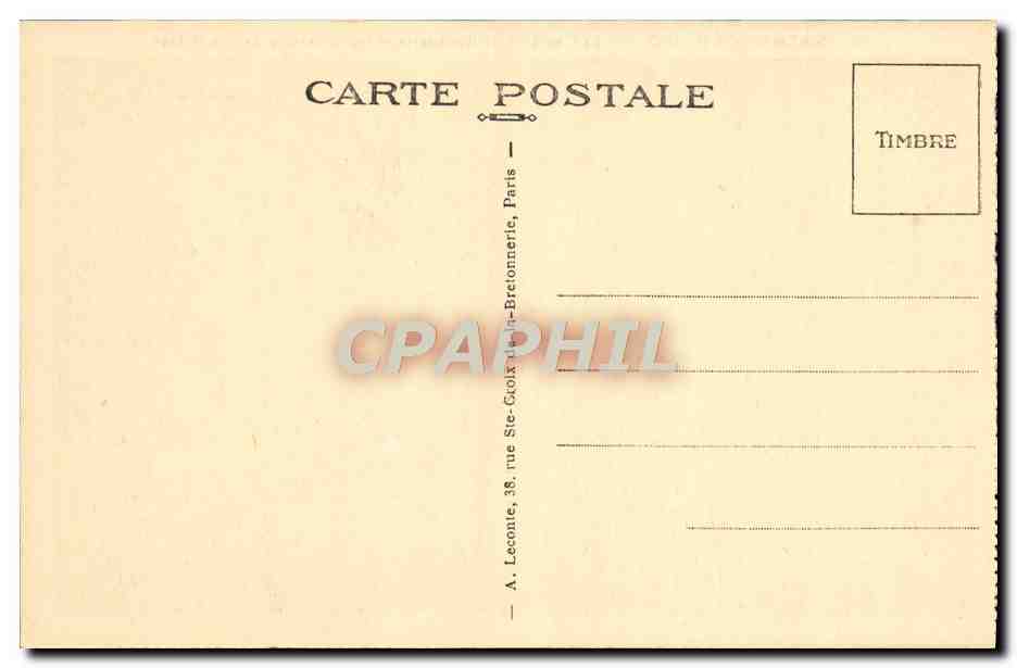 CPA Malmaison Le Boudoir  — Rückseite