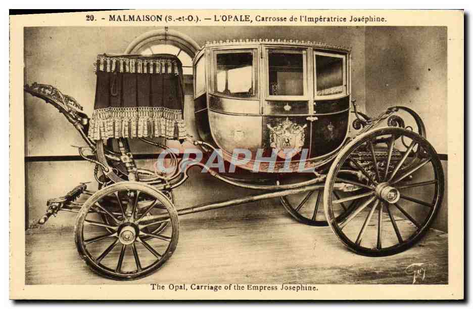 CPA Malmaison L'Opale Carrosse de l'Imperatrice Josephine