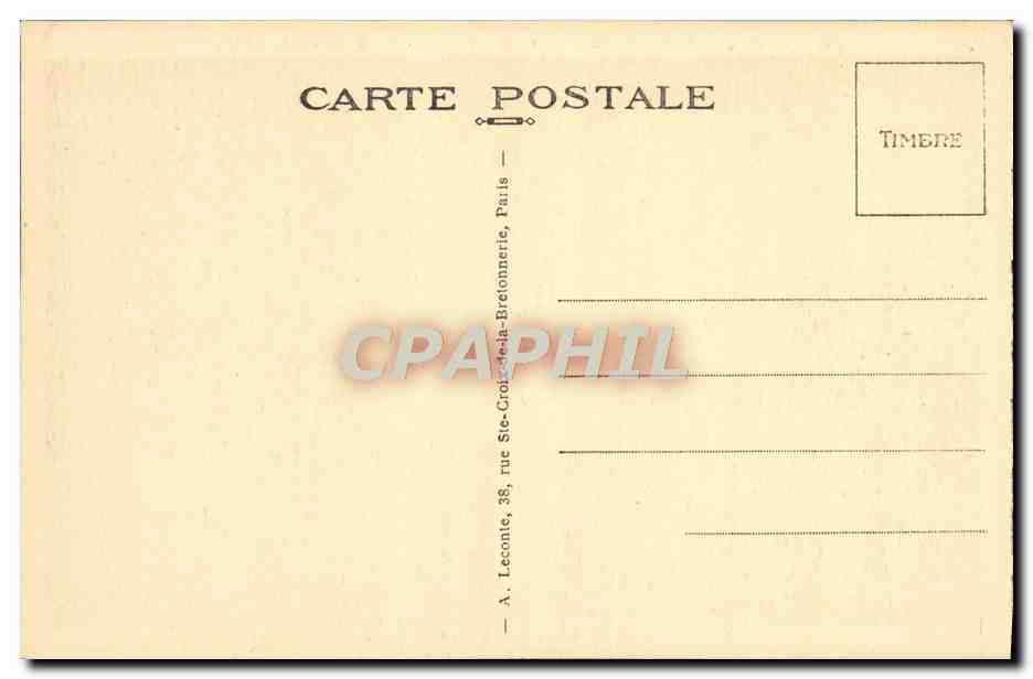 CPA Malmaison La salle a manger et les surtouts de table  — Rückseite