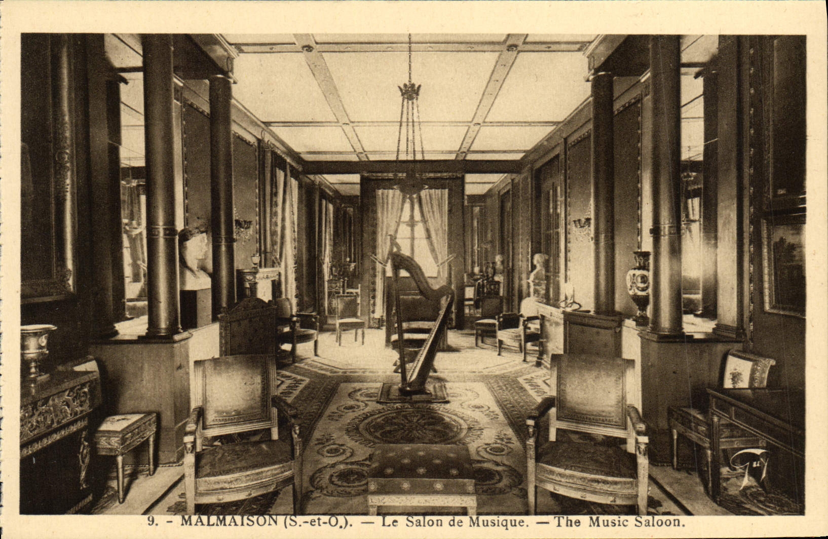 CPA Malmaison Le Salon de Musique 