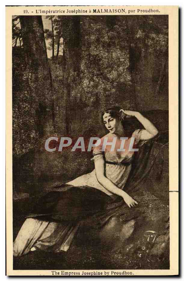 CPA Malmaison Imperatrice Josephine par Proudhon
