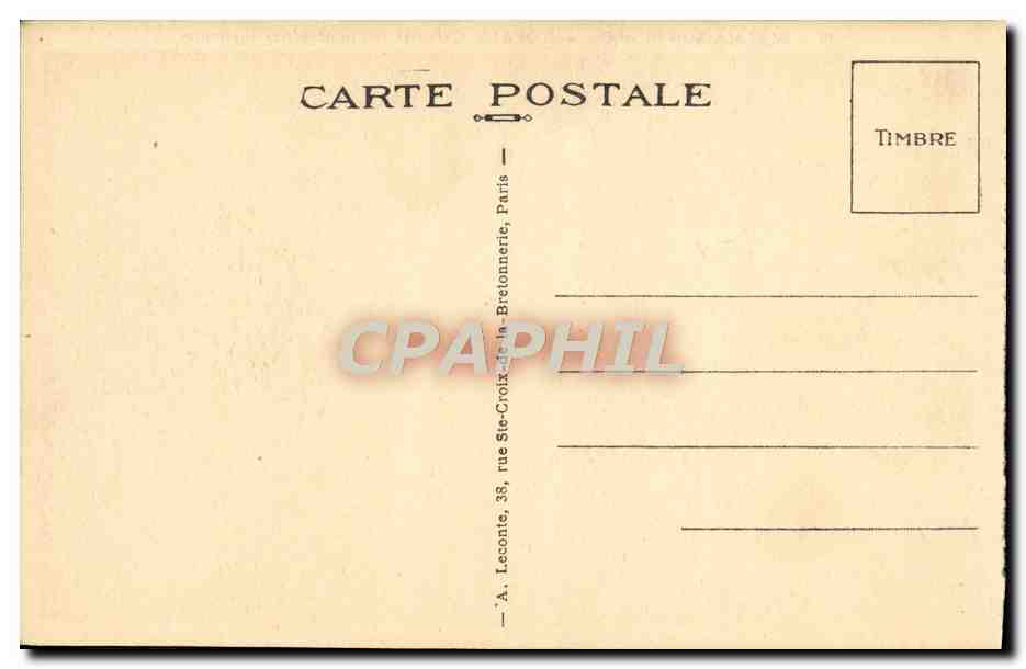 CPA Malmaison Imperatrice Josephine par Proudhon — Rückseite