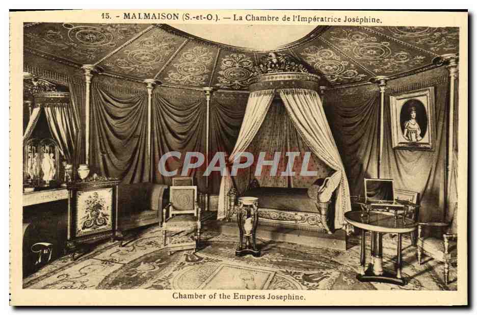 CPA Malmaison La Chambre de l'Imperatrice Josphine 