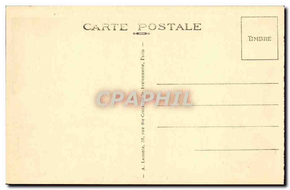 CPA Malmaison Chmabre Meubles et Souvenirs de la Reine Hortense  — Rückseite