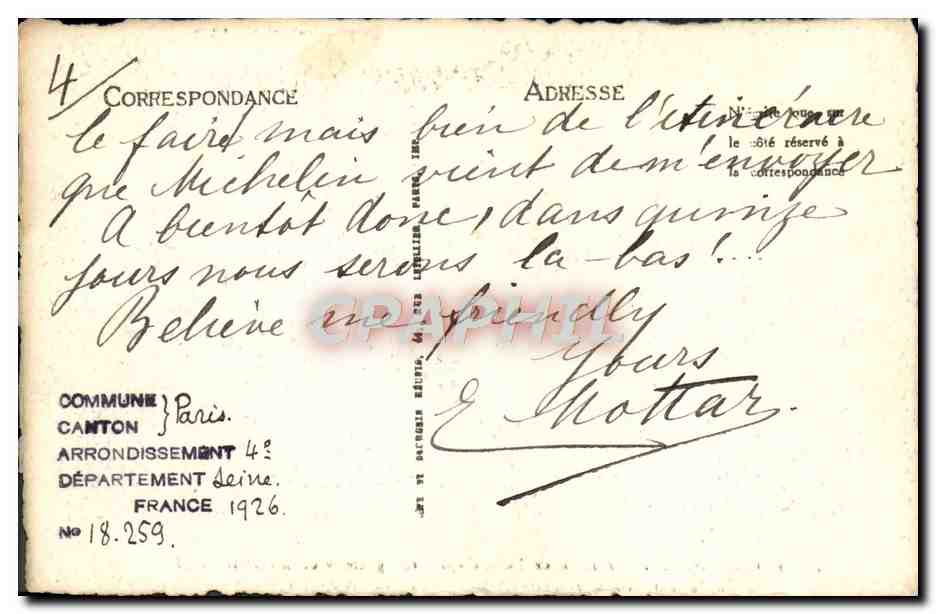 CPA Ancien Paris L'Hotel de Ville d'apres une gravure du XVll s  — Rückseite