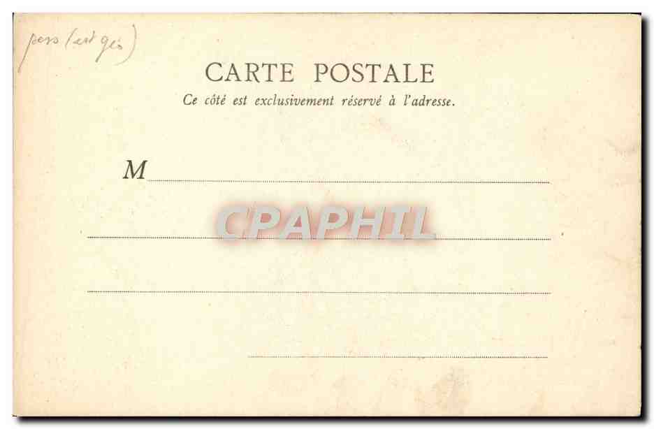 CPA Paris Monument Raffet Tambour Militaria — Rückseite