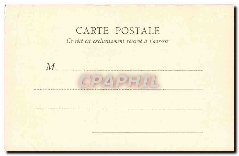 CPA Paris Statues de Pelletier et Caventou — Verso