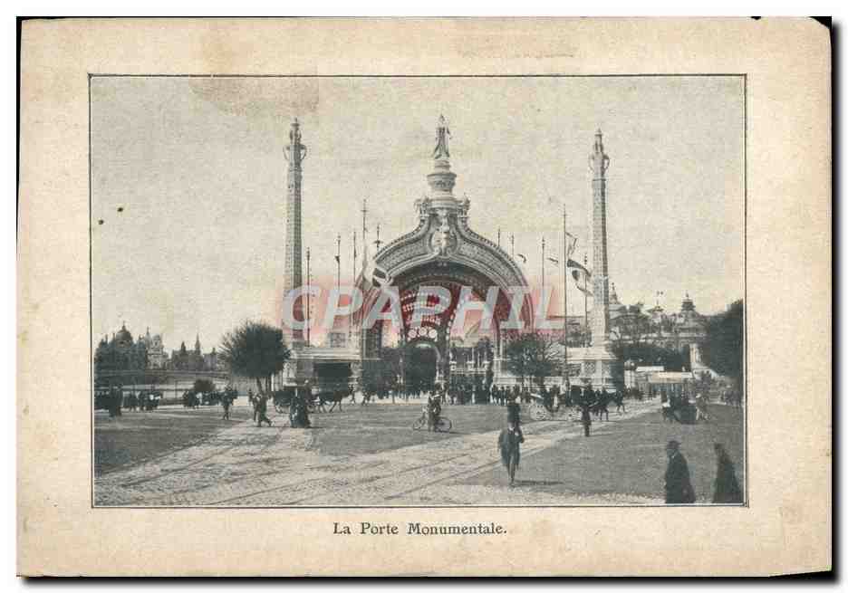 CPA Le Porte Monumentale Paris