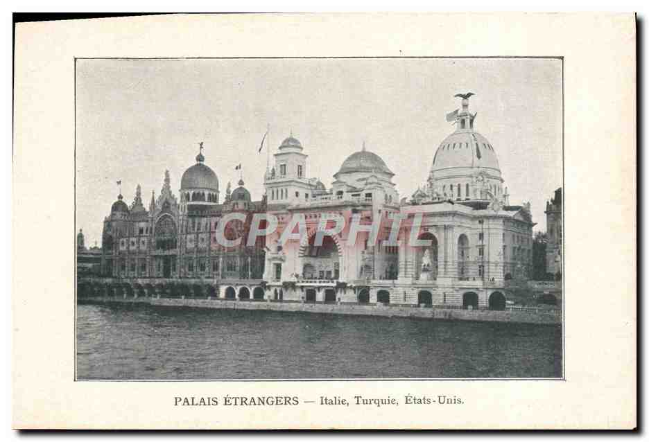 CPA Palais Etrangers Italie Turquie Etats Unis Paris
