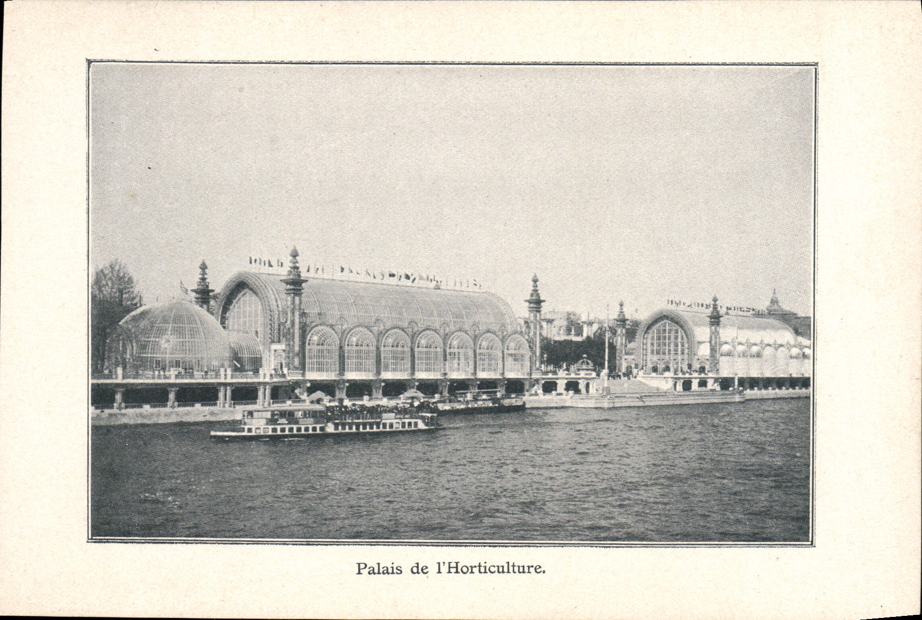 Palais de l'Horticulture — Exposition Universelle de 1889 — sans éditeur ni numéro de série visible - Recto