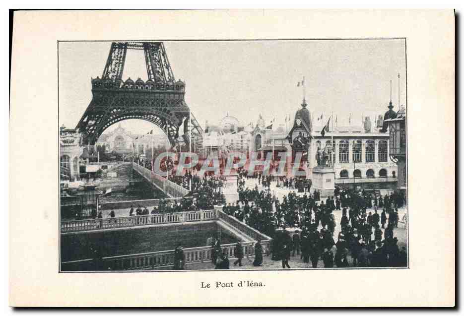 Le Pont d'Iéna — Exposition universelle de 1889 — éditeur non identifié