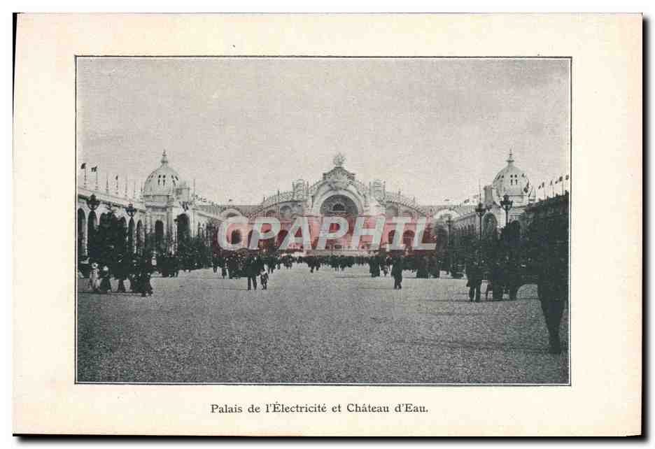 CPA Palais de l'Electricite et Chateau d'Eau Paris