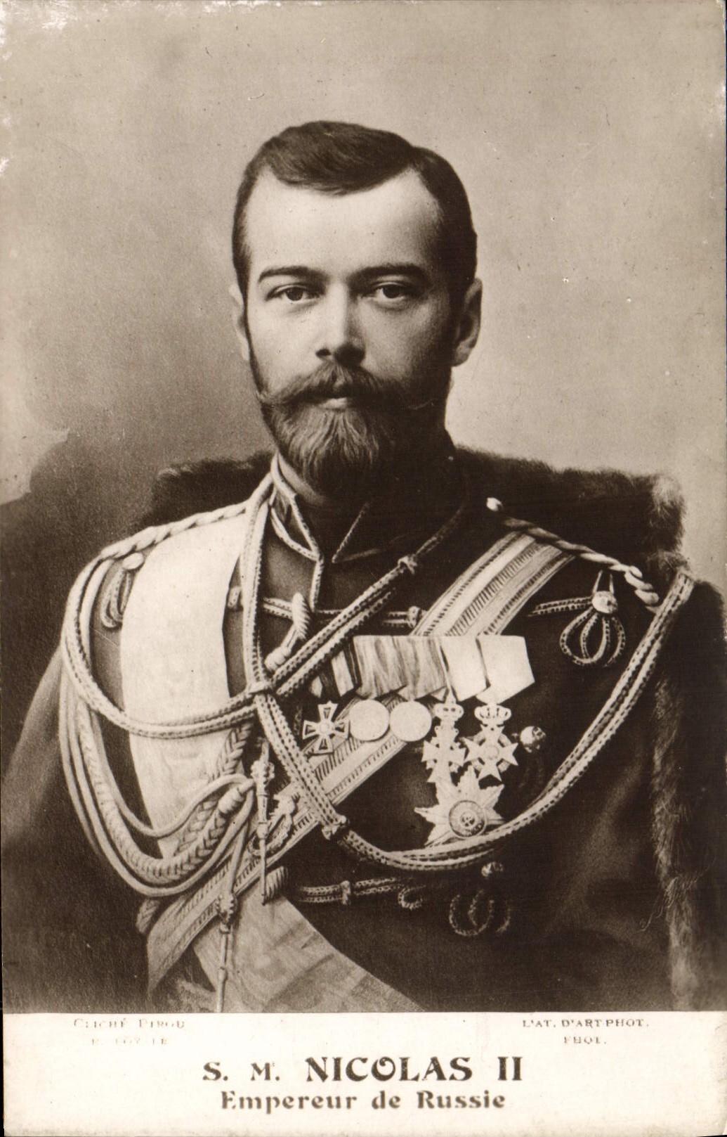 S.M. NICOLAS II — Empereur de Russie — L'Art d'Art Phot. Paris